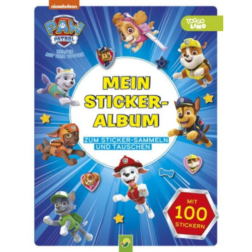 Schwager & Steinlein Verlag - PAW Patrol Mein Stickeralbum mit 100 Stickern