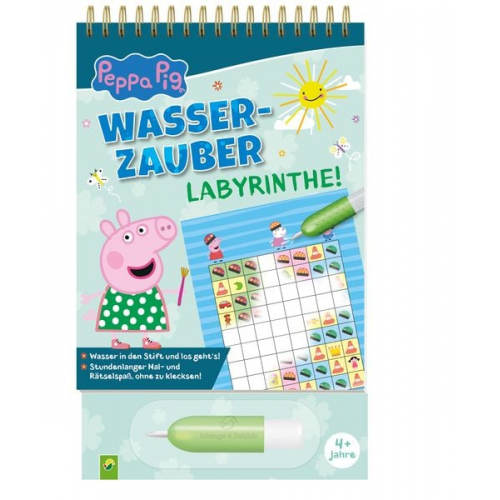 Peppa Pig Wasserzauber | Labyrinthe. Einfach mit Wasser malen!