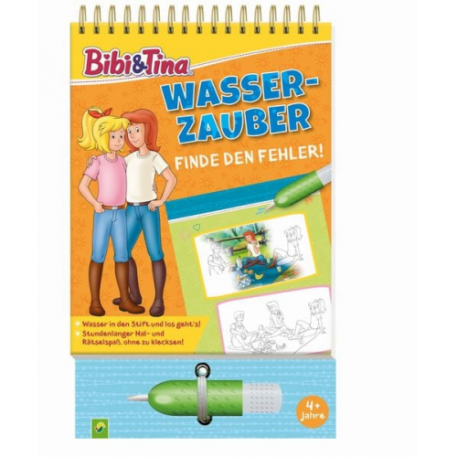 Bibi & Tina Wasserzauber | Finde den Fehler. Einfach mit Wasser malen