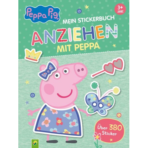 Schwager & Steinlein Verlag - Peppa Pig Mein Stickerbuch Anziehen mit Peppa