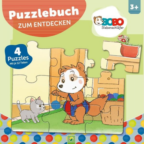 Schwager & Steinlein Verlag - Bobo Siebenschläfer Puzzlebuch zum Entdecken