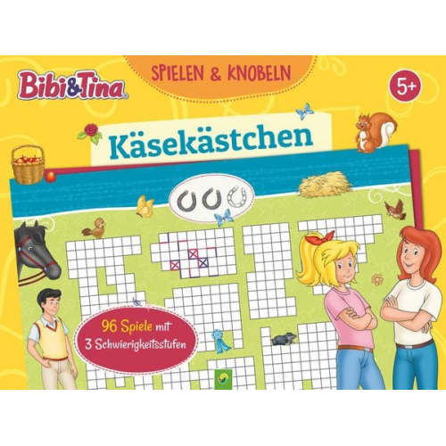 Schwager & Steinlein Verlag - Bibi & Tina Käsekästchen Spieleblock