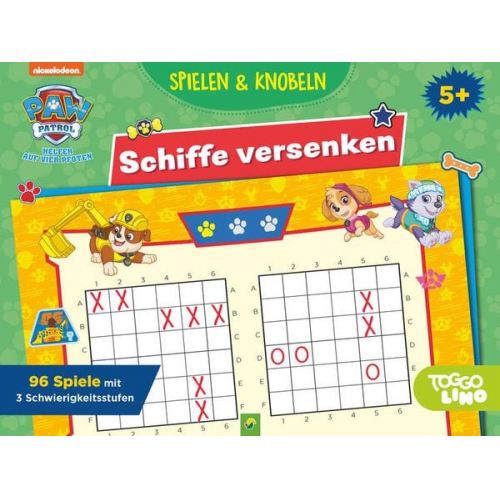 Schwager & Steinlein Verlag - PAW Patrol Schiffe versenken | Spieleblock