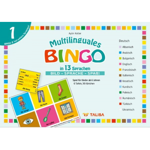 Multilinguales BINGO in 13 Sprachen (Nr.1)