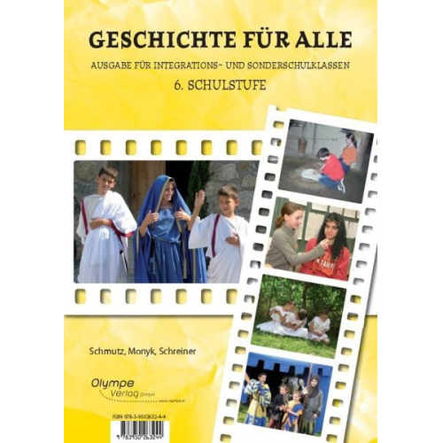 Regina Schmutz Elisabeth Monyk Eva Schreiner - Geschichte für alle, 6. Schulstufe, Ausgabe nach dem Lehrplan der Allgemeinen Sonderschule