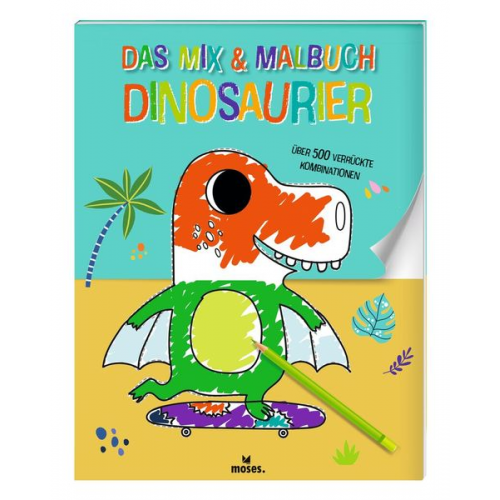 Elisabeth Golding - Das Mix & Malbuch Dinosaurier