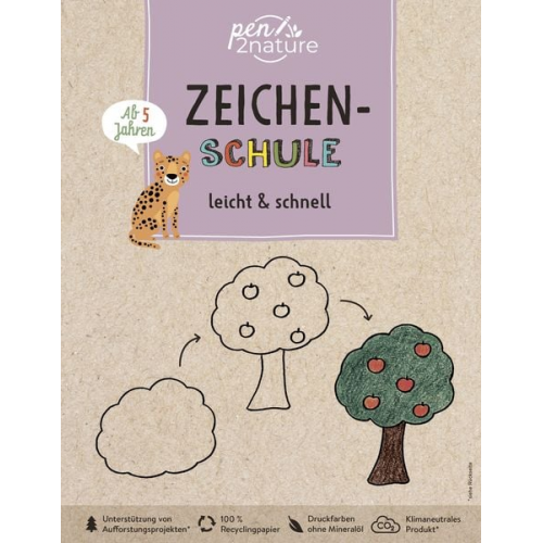 Pen2nature - Zeichen-Schule leicht & schnell. Zeichnen lernen für Kinder ab 5 Jahren