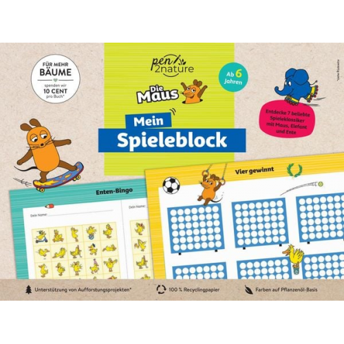 Pen2nature - Die Maus - Mein Spieleblock