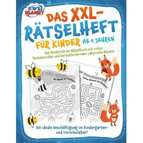 Elena Liebing - Das XXL-Rätselheft für Kinder ab 4 Jahren: Das fördernde A4-Rätselbuch mit fantasievollen und herausfordernden Labyrinth-Rätseln. Die ideale Beschäfti