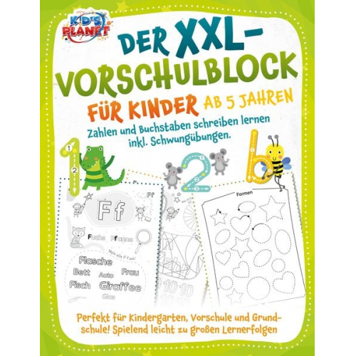 Emma Lavie - Der XXL-Vorschulblock für Kinder ab 5 Jahren: Zahlen und Buchstaben schreiben le