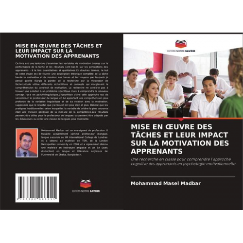 Mohammad Masel Madbar - Mise En ¿uvre des Tâches Et Leur Impact Sur La Motivation des Apprenants