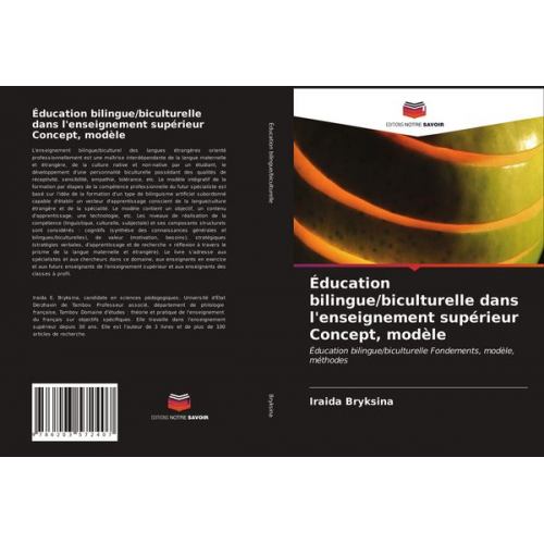 Iraida Bryksina - Éducation bilingue/biculturelle dans l'enseignement supérieur Concept, modèle