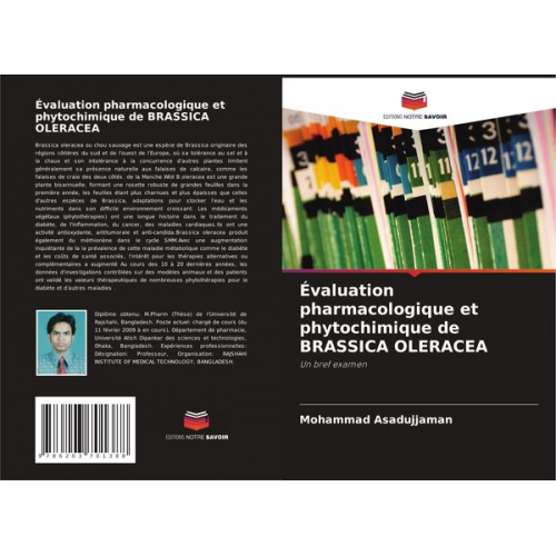 Mohammad Asadujjaman - Évaluation pharmacologique et phytochimique de BRASSICA OLERACEA