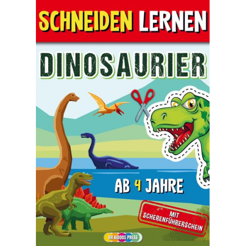 HR Kiddos Press - Schneiden Lernen ab 4 Jahre Dinosaurier