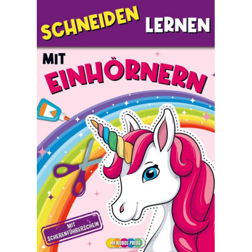 HR Kiddos Press - Schneiden Lernen mit Einhörnern