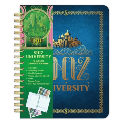 Insight Editions - Wicked: Shiz University 12-Month Undated Planner