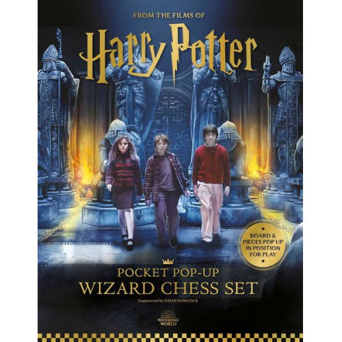 Insight Editions - Harry Potter: The Pocket Pop-Up Wizard Chess Set