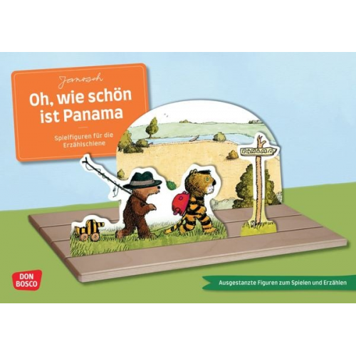 Janosch - Oh, wie schön ist Panama. Erzählschienen-Figurenset