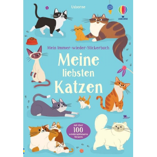 24853 - Mein Immer-wieder-Stickerbuch: Meine liebsten Katzen