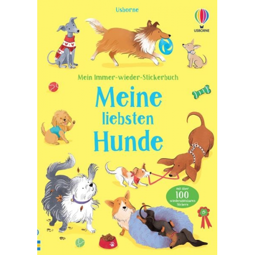 Mein Immer-wieder-Stickerbuch: Meine liebsten Hunde