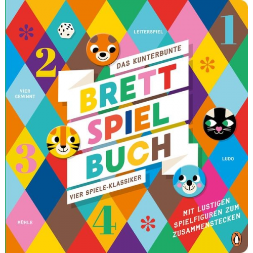 Das kunterbunte Brettspiel-Buch – Vier Spiele-Klassiker