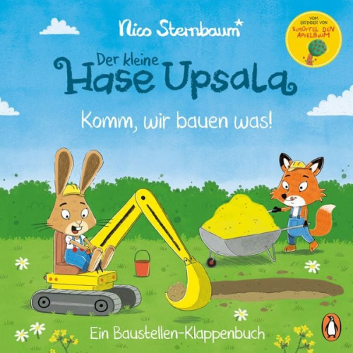 Nico Sternbaum - Der kleine Hase Upsala – Komm, wir bauen was! – Ein Baustellen-Klappenbuch