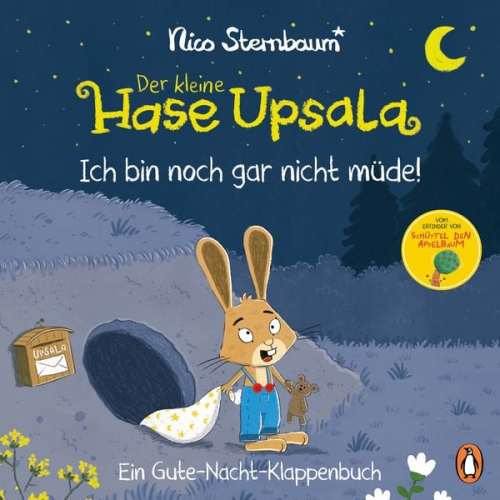 Nico Sternbaum - Der kleine Hase Upsala – Ich bin noch gar nicht müde – Ein Gute-Nacht-Klappenbuch