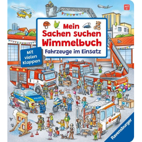 Susanne Gernhäuser - Sachen suchen - Wimmelbuch: Fahrzeuge im Einsatz