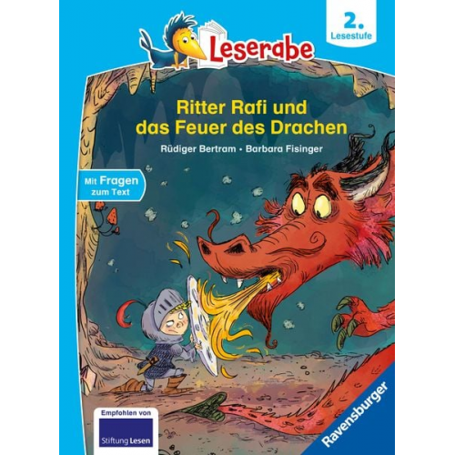 Rüdiger Bertram - Ritter Rafi und das Feuer des Drachen - lesen lernen mit dem Leseraben - Erstles