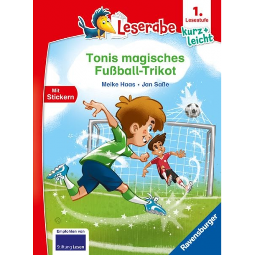 Meike Haas - Leserabe - 1. Lesestufe Kurz und leicht - Tonis magisches Fußball-Trikot