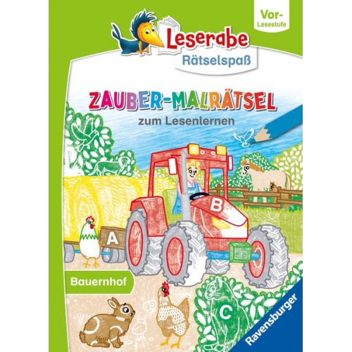 Melinda Ronto - Leserabe - Rätselspaß - Zauber-Malrätsel zum Lesenlernen: Bauernhof