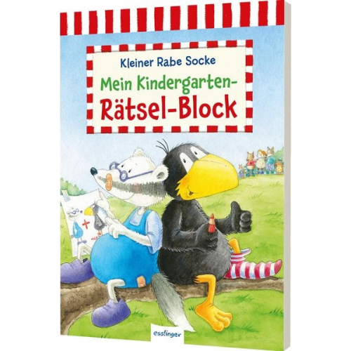 Der kleine Rabe Socke: Mein Kindergarten-Rätsel-Block