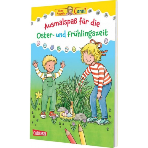 Hanna Sörensen - Conni Gelbe Reihe (Beschäftigungsbuch): Ausmalspaß für die Oster- und Frühlingszeit