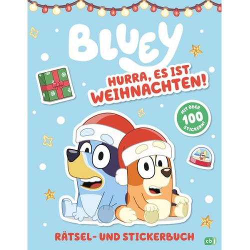 22120 - BLUEY – Hurra, es ist Weihnachten! - Rätsel- und Stickerbuch