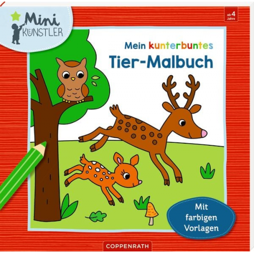 Anita Engelen - Mein kunterbuntes Tier-Malbuch (Mini-Künstler)