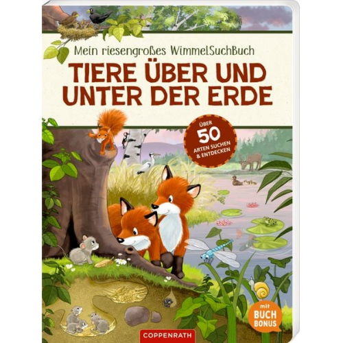 WimmelSuchBuch: Tiere über und unter der Erde (Buchbonus)