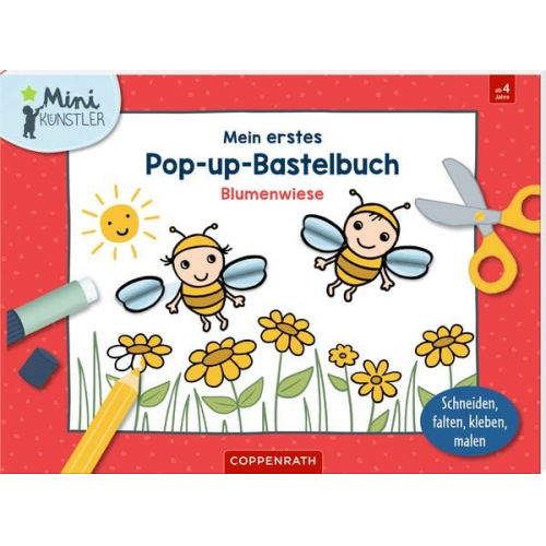 Mein 1. Pop-up-Bastelbuch: Blumenwiese (Mini-Künstler)