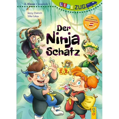 Jenny Dietrich - LESEZUG/2. Klasse - Lesestufe 1: Der Ninja-Schatz