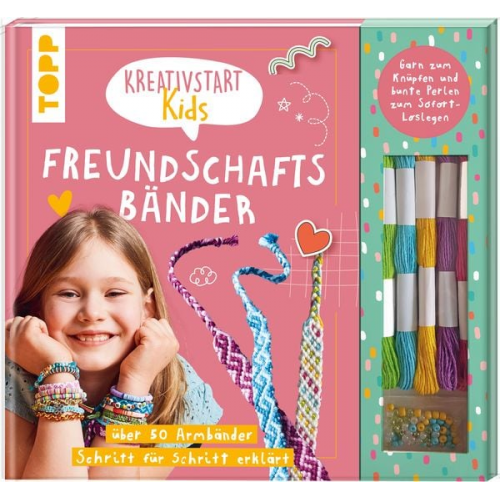 Frechverlag - Kreativstart Kids Freundschaftsbänder. Anleitungsbuch und Material