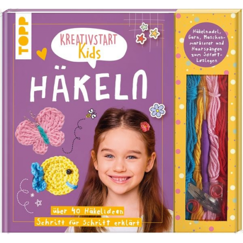 Frechverlag - Kreativstart Kids Häkeln. Anleitungsbuch und Material