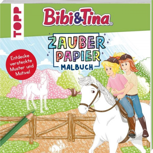 Frechverlag Natascha Pitz - Zauberpapier Malbuch Bibi & Tina