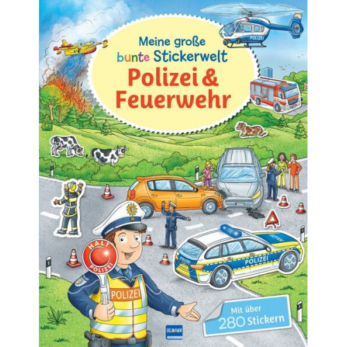 Meine große bunte Stickerwelt – Polizei und Feuerwehr