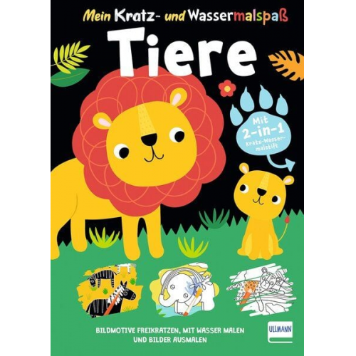 Mein Kratz- und Wassermalspaß - Tiere