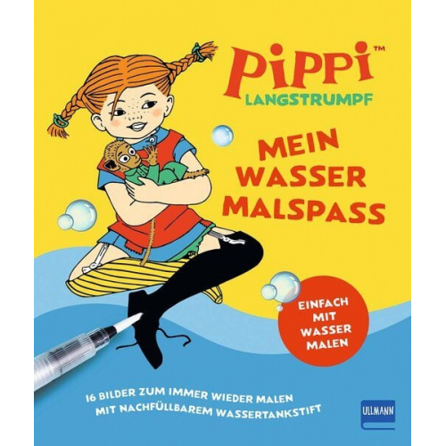 Astrid Lindgren - Pippi Langstrumpf - Mein Wassermalspaß