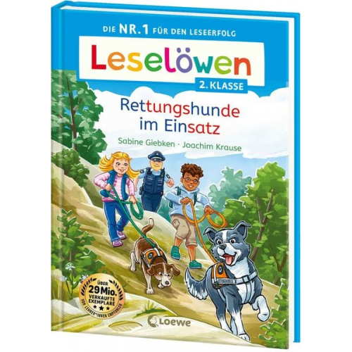 Sabine Giebken - Leselöwen 2. Klasse - Rettungshunde im Einsatz