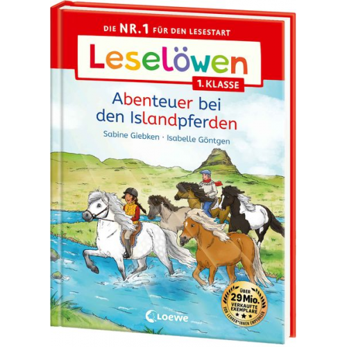 Sabine Giebken - Leselöwen 1. Klasse - Abenteuer bei den Islandpferden