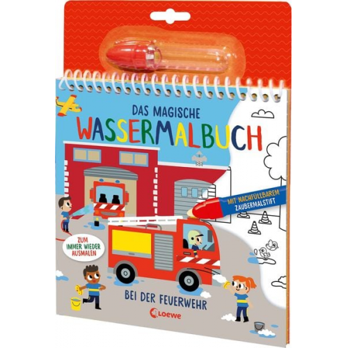 Das magische Wassermalbuch - Bei der Feuerwehr