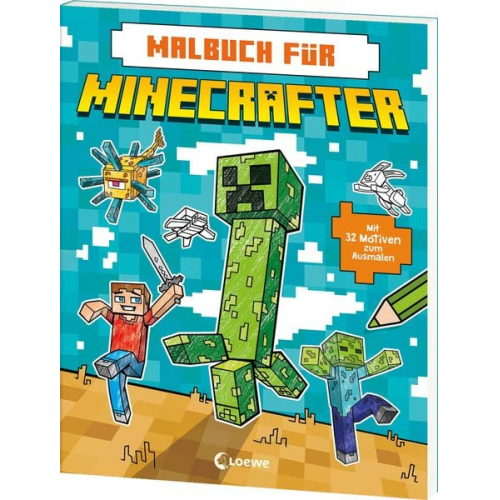 Malbuch für Minecrafter