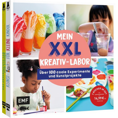 Liz Lee Heinecke Susan Schwake - Mein buntes XXL-Kreativ-Labor – Zwei Bücher im Bundle: Über 100 coole Experimente und Kunstprojekte