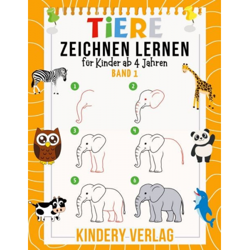 Tiere Zeichnen Lernen für Kinder ab 4 Jahren